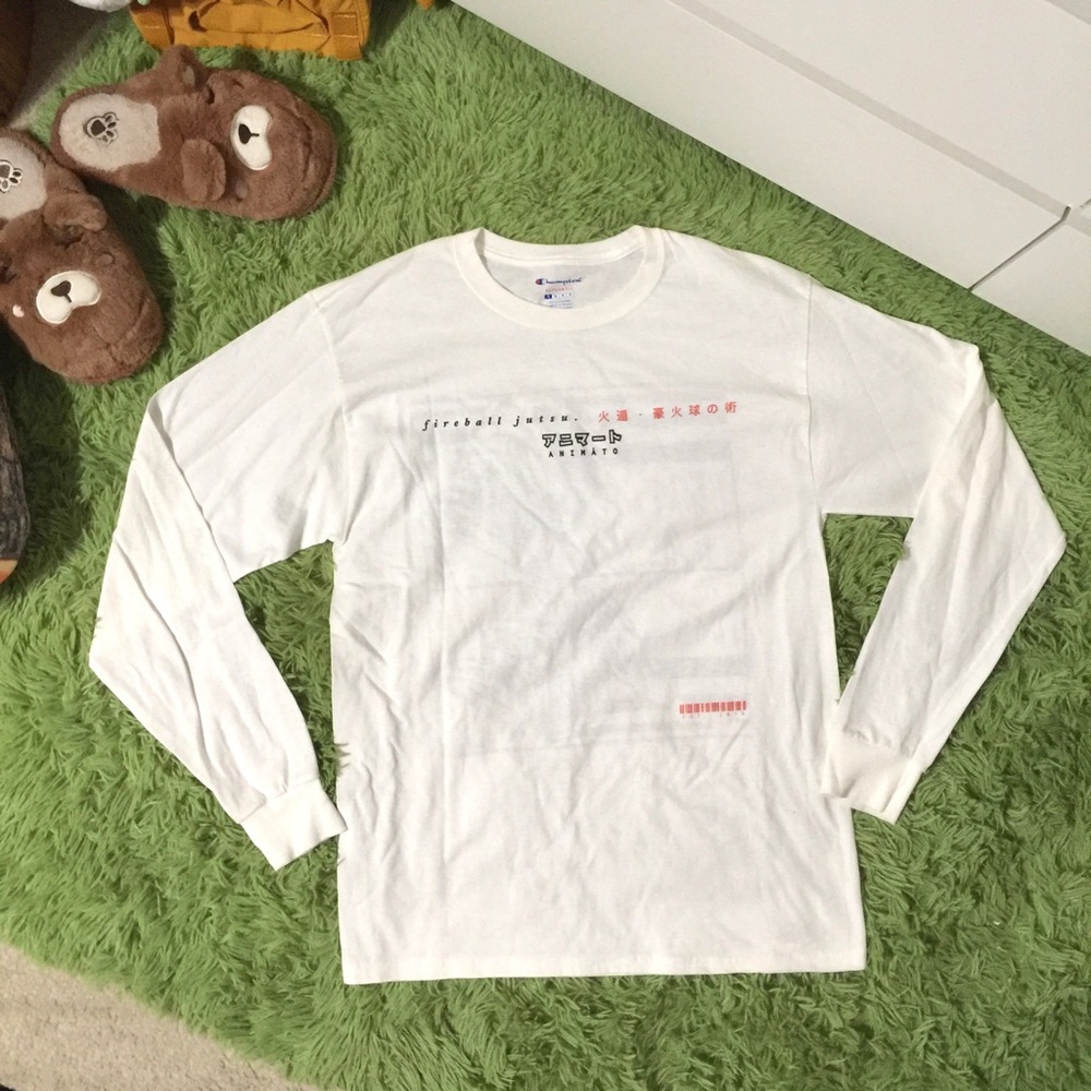 Champion Itachi Uchiha Fireball Jutsu Long-Sleeve [New]